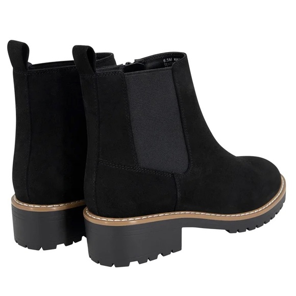 KENSIE Women Kayla Suede Boot In Black - Picture 2 of 4